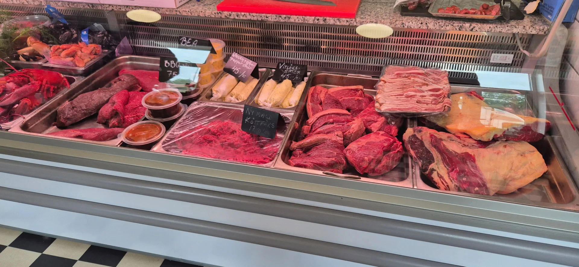 Köttdisken i Delibutiken